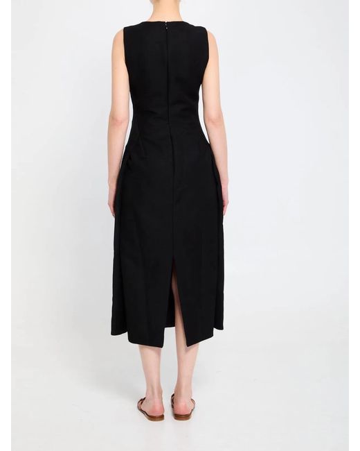 Jacquemus Black La Robe Tablier Long Dress