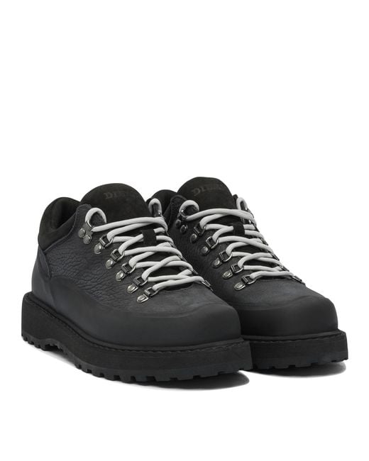 Diemme Black "Cornaro Gomma" Low-Top Sneakers for men