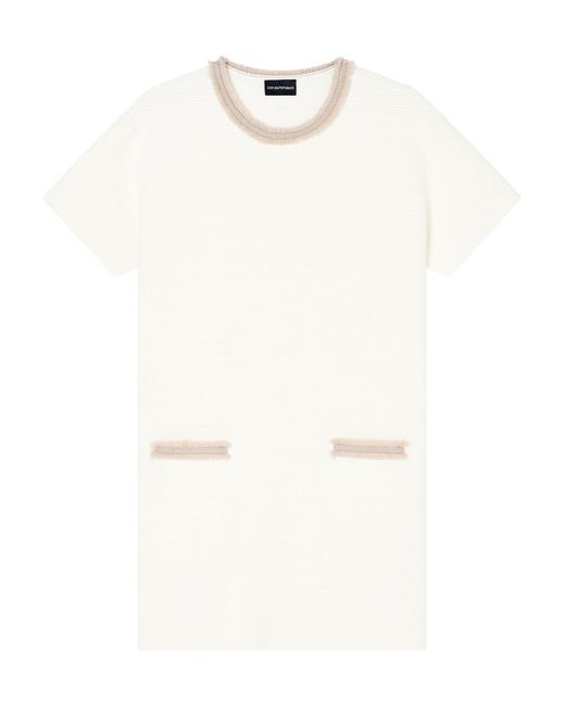 Emporio Armani White Short Dress