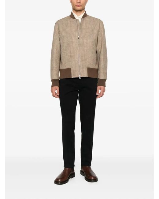 Lardini White Wool Polo Shirt for men