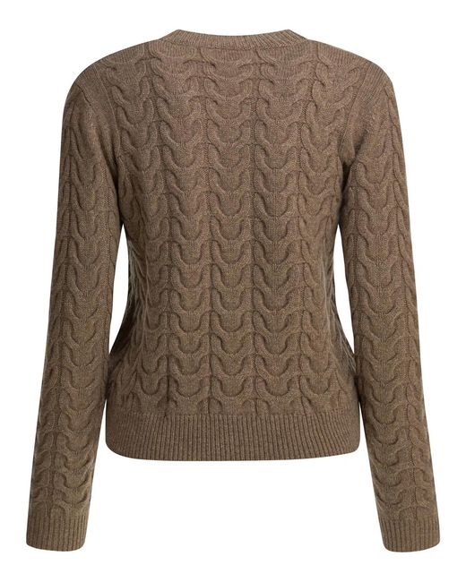 Max Mara Brown Cashmere Knitwear