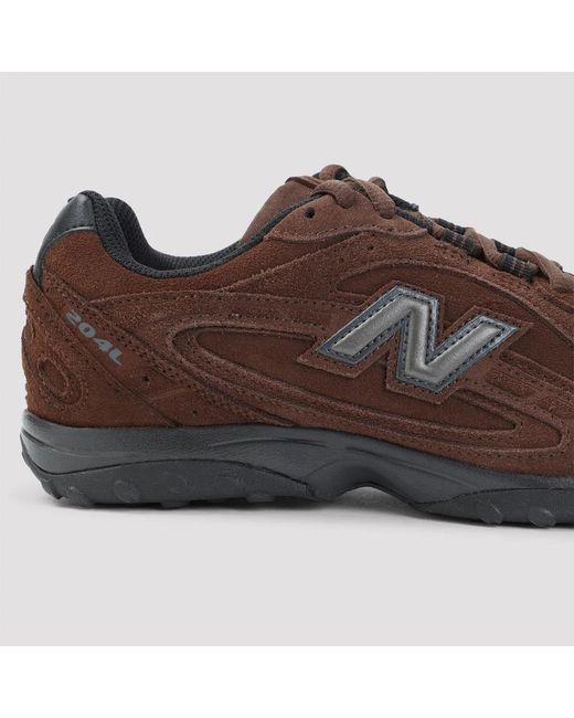 New Balance Brown 204L Suede Sneakers
