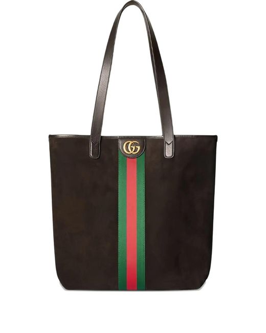 Gucci Black Suede Ophidia Shopping Bag for men