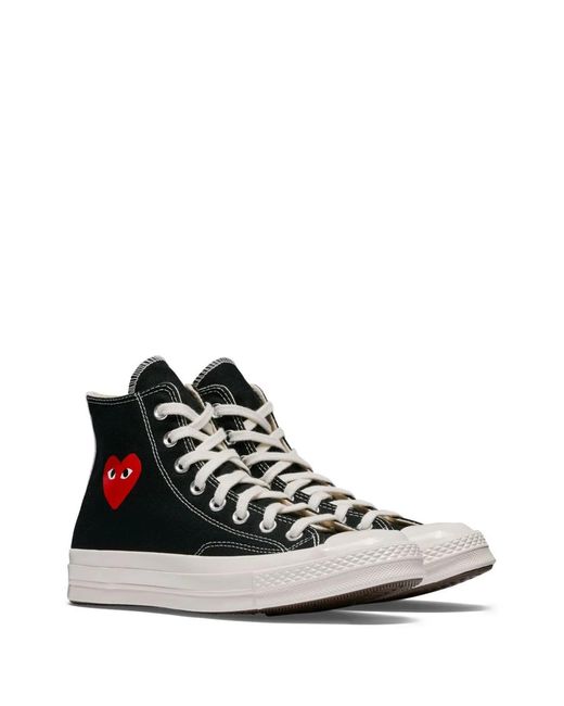 COMME DES GARÇONS PLAY Black Chuck Taylor Sneakers