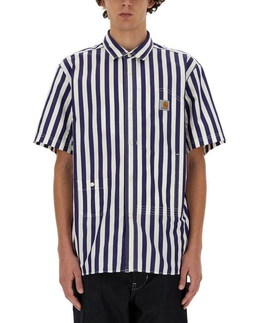 Junya Watanabe Blue X Carhartt Wip Shirt for men