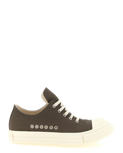 Rick Owens White 'Extreme Low Sneaks' Sneakers