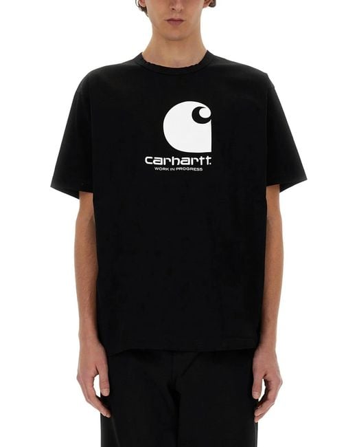 Junya Watanabe Black X Carhartt T Shirt for men