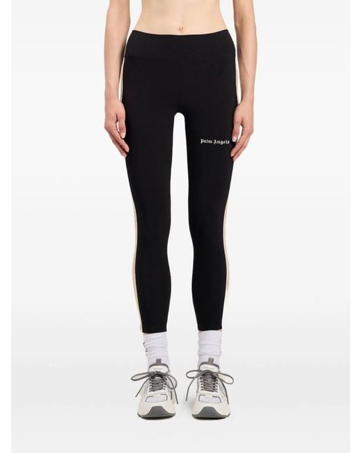 Palm Angels Black Cotton Trousers