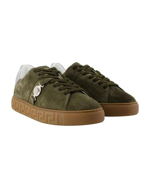 Versace Green Biggie Accessories Sneakers for men