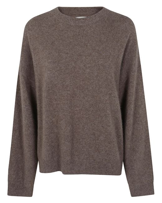 Loulou de Saison Brown "Tristan Lds" Crewneck Sweater