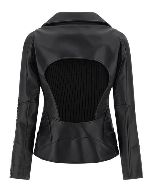 Junya Watanabe Black Knitted Insert Jacket