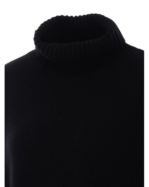 Pinko Blue Wool Cashmere Sweater
