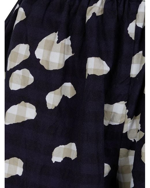 Daniela Gregis Blue "Pijiama Plus" Wide Leg Trousers