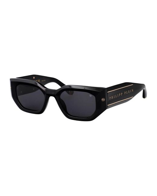 Philipp Plein Black Acetate Sunglasses