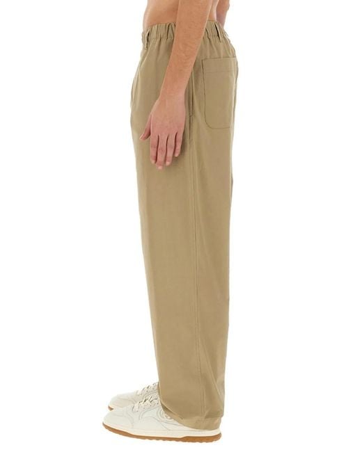 Gucci Natural Heavy Cotton Poplin Pants for men