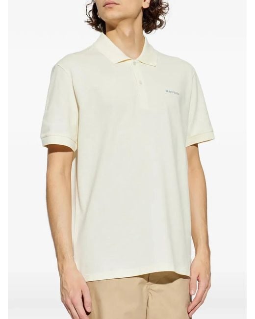 McQueen White Logo Emb Polo for men