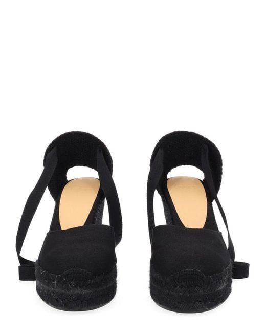 Castaner Black Espadrille "Cute"