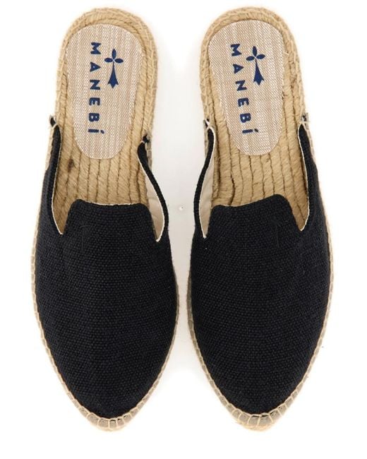 Manebí Black Manebi Sandal With Logo