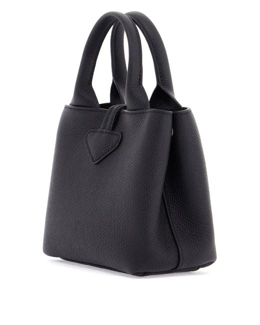 Longchamp Black Le Roseau Handbag