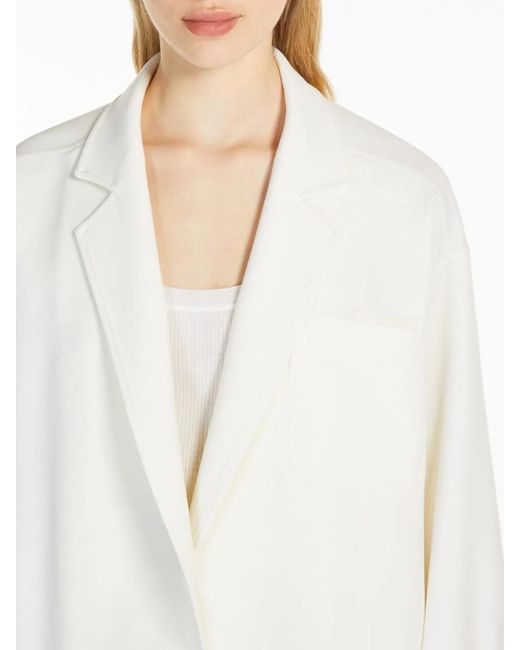 Max Mara White Orlaya Jacket
