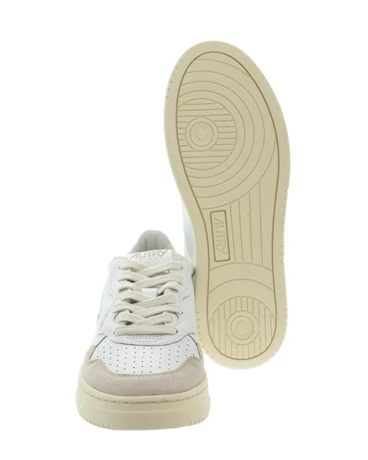 Autry White Medalist Low for men