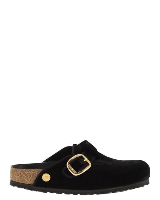 Birkenstock Black Boston Big Buckle
