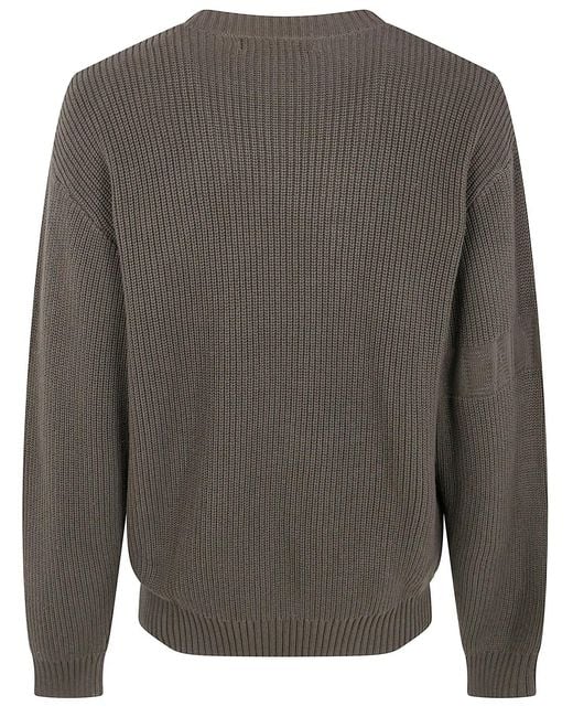Daily Paper Gray "Band" Knit Sweater for men
