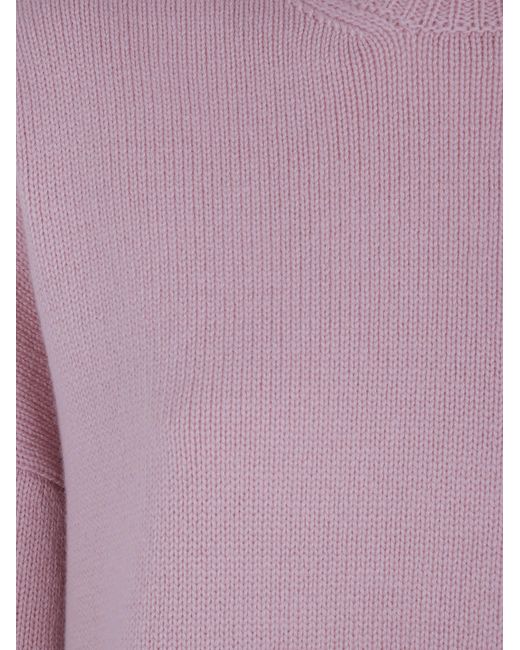Mrz Purple Turtleneck Oversized Sweater