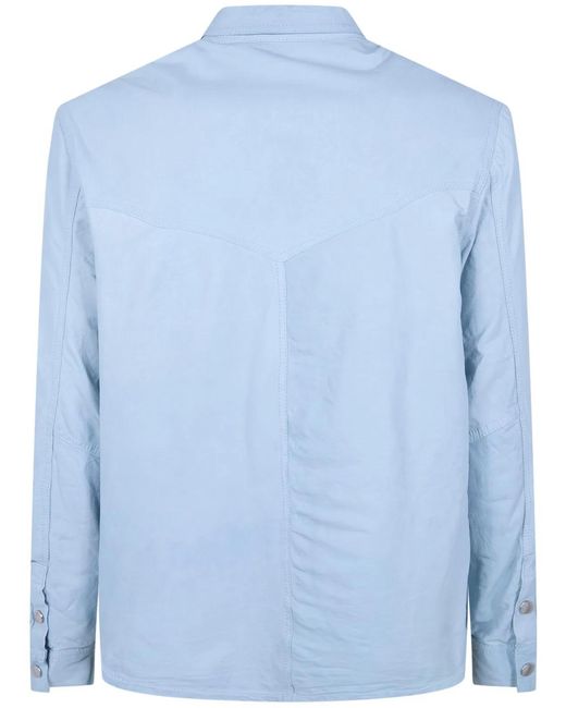 Giorgio Brato Blue Texas Shirt for men