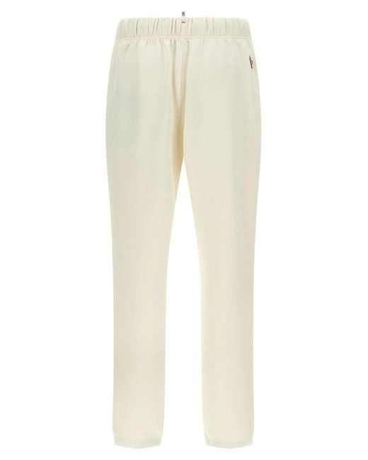 Moncler Natural Double Fabric Joggers