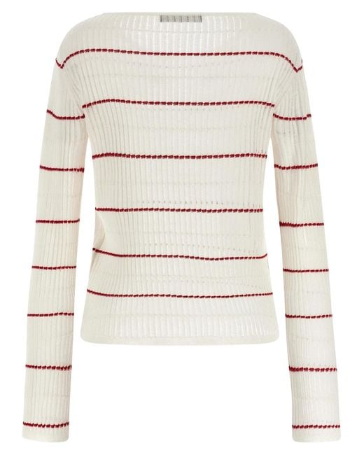 Max Mara White 'Stepdone' Sweater