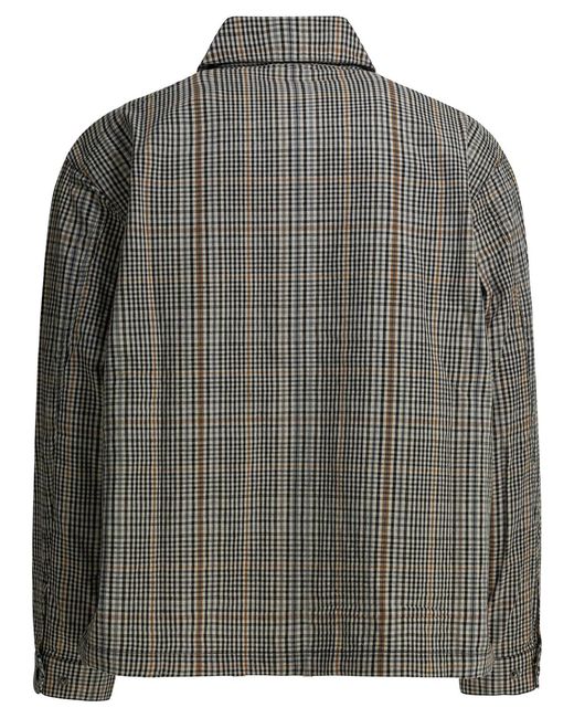 Barbour Gray Linen Cotton Jacket for men