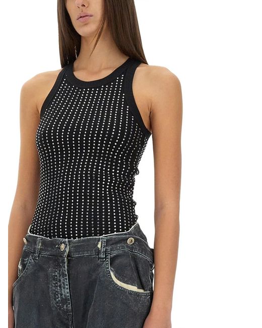The Attico Black Tank Top