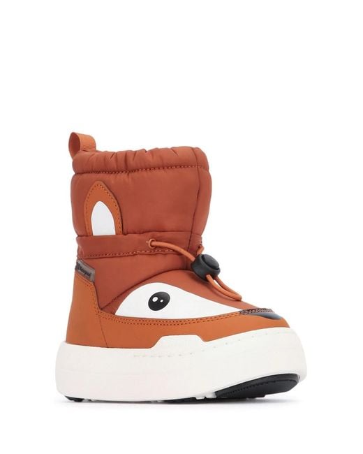 Moon Boot Brown Mb Jr Park Tube Mid Animal Wp