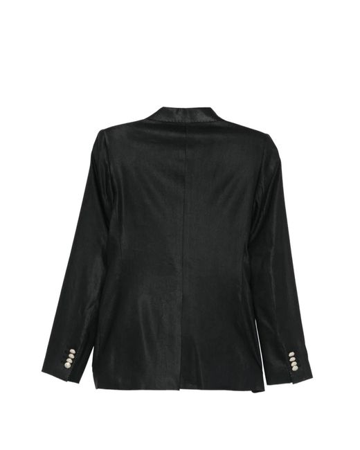Tagliatore Black Wool Double-Breasted Suit