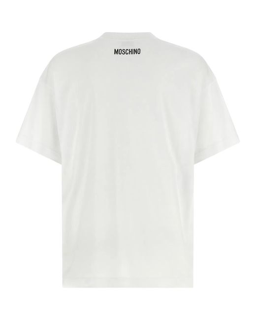 Moschino White Printed T-Shirt