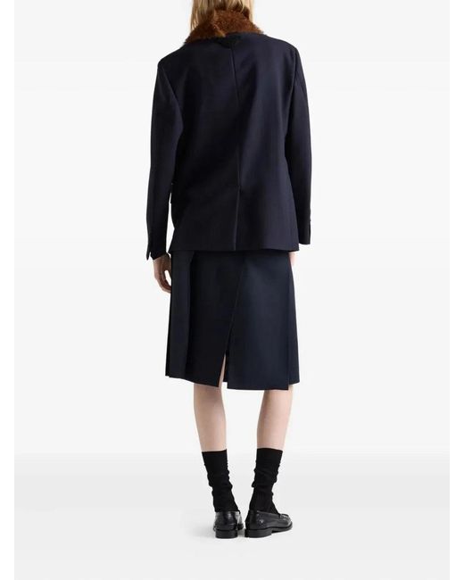 Prada Black Midi Skirt