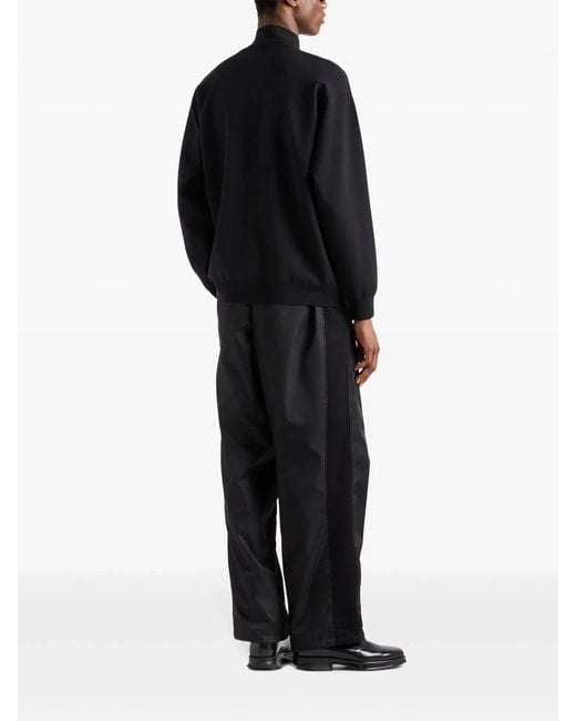 Prada Black Nylon Cardigan for men