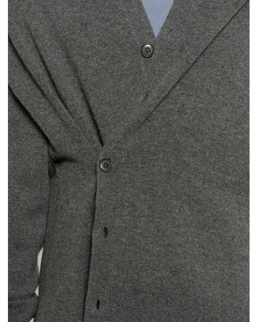 Extreme Cashmere Gray Cashmere Cardigan
