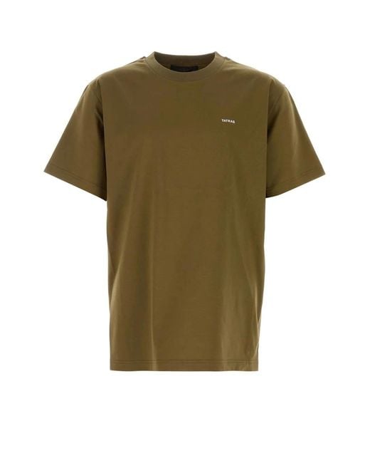 Tatras Green Army Cotton T-Shirt for men