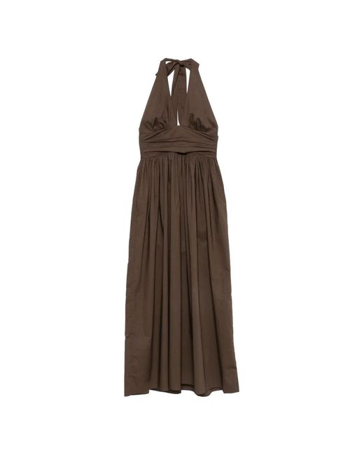 Matteau Brown Organic Cotton Dress