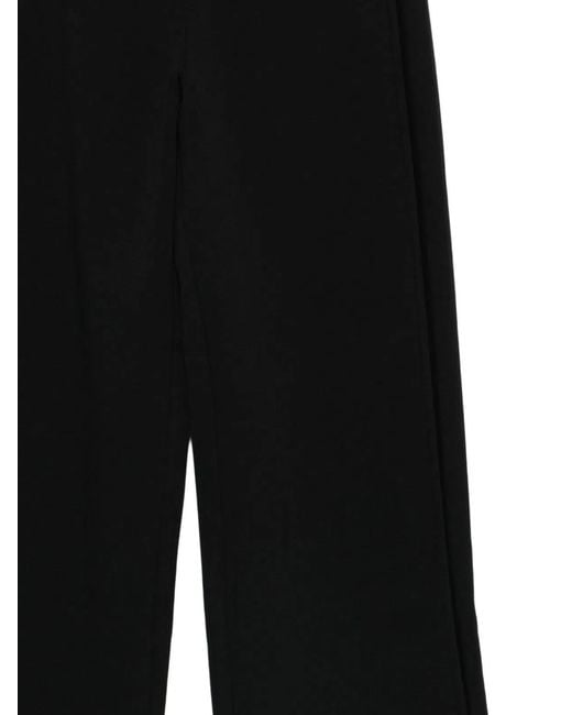 Emporio Armani Black Cotton Trousers