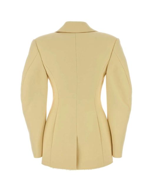 Givenchy Yellow Pastel Crepe Blazer