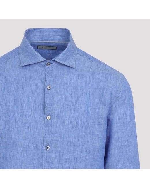 Canali Blue Shirt for men