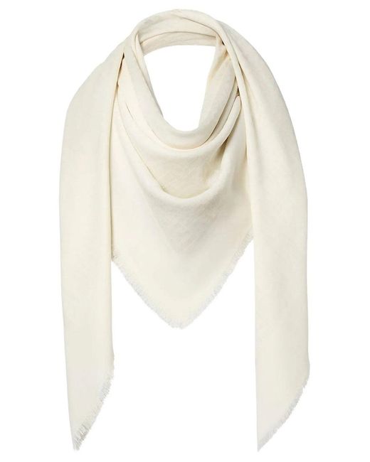 Fendi White Scialle