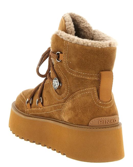 Pinko Brown 'Martina' Ankle Boots