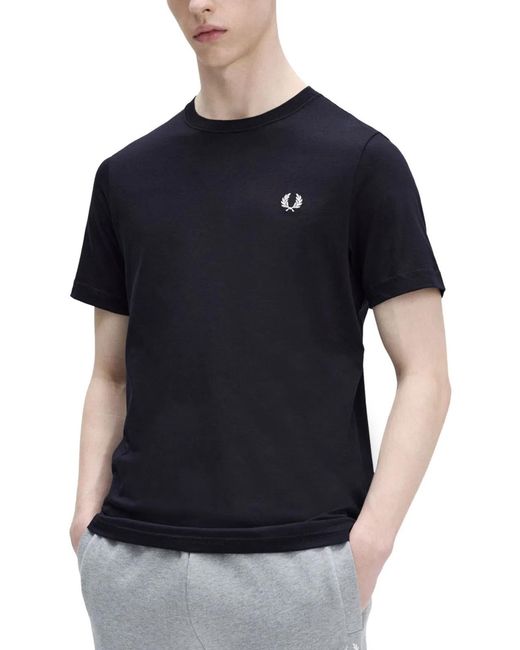 Fred Perry Black Classic Tshirt for men