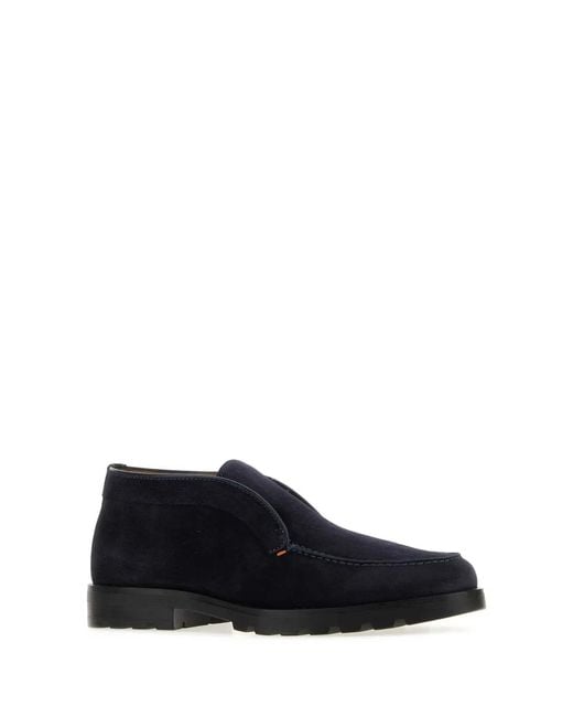 Santoni Black Loafer for men