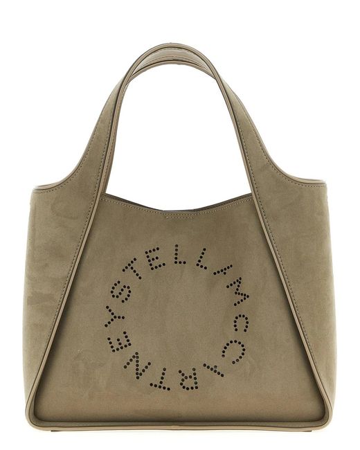 Stella McCartney Green 'Stella Logo' Crossbody Bag