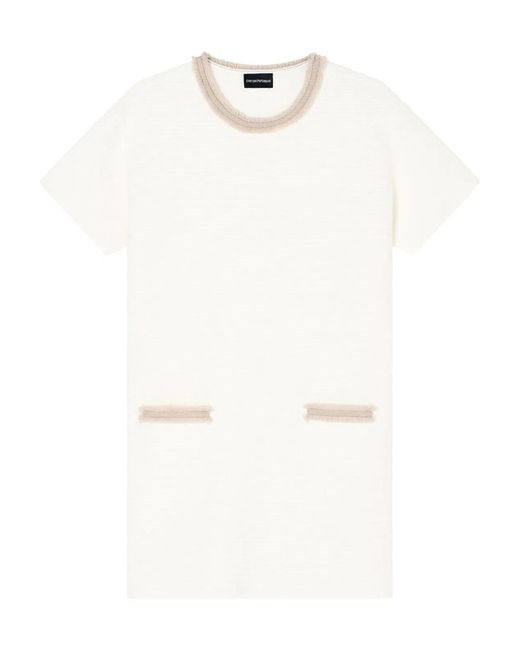 Emporio Armani White Short Dress